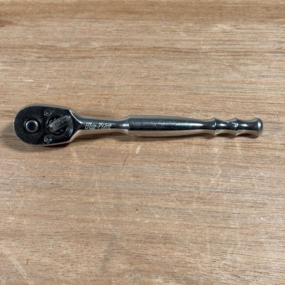 Blue-Point BPRTR936 1/4 Inch Drive Pear Head Ratchet Chrome Handle Tool